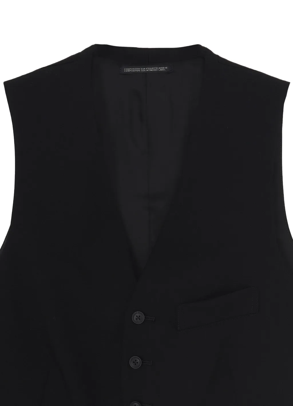 Wool Gabardine 7Buttons Vest