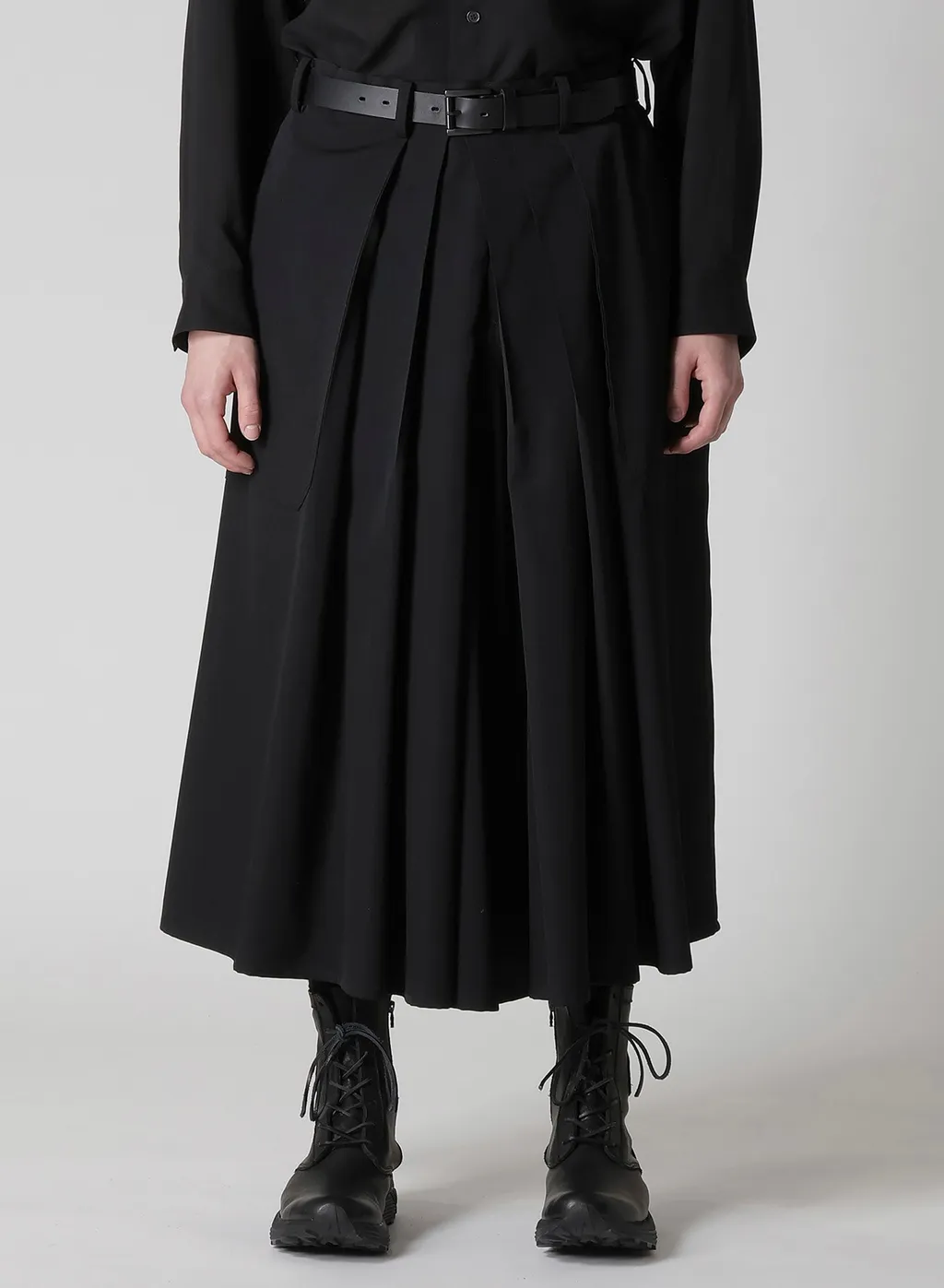 Wool Gabardine Hakama Pants