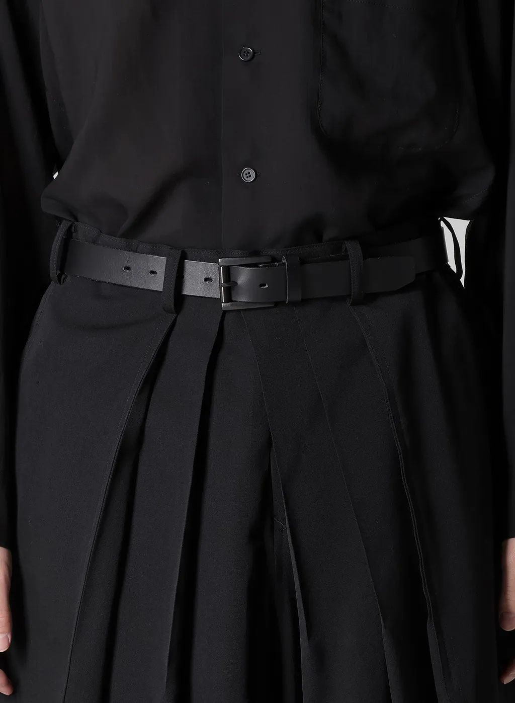 Wool Gabardine Hakama Pants