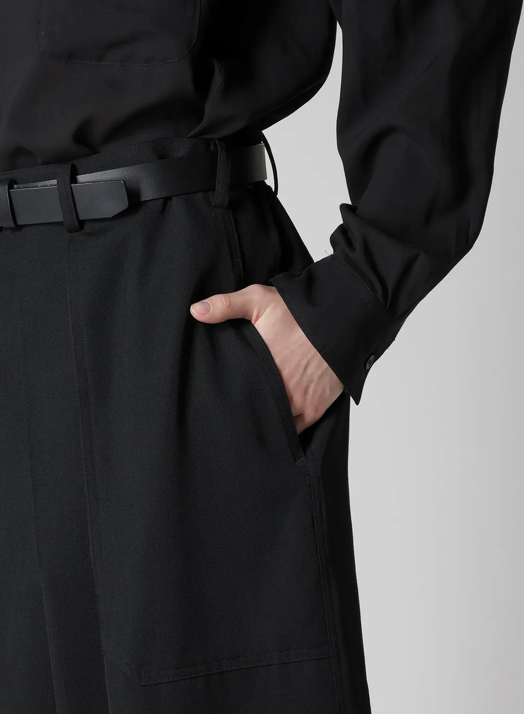 Wool Gabardine Hakama Pants