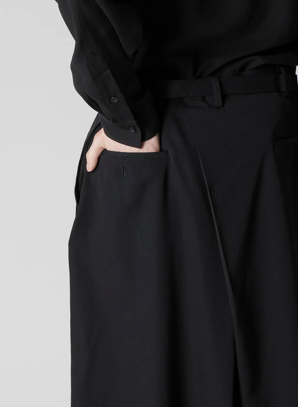 Wool Gabardine Hakama Pants
