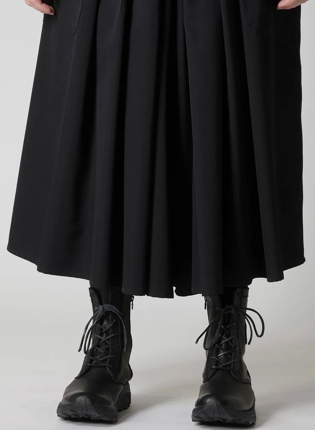 Wool Gabardine Hakama Pants