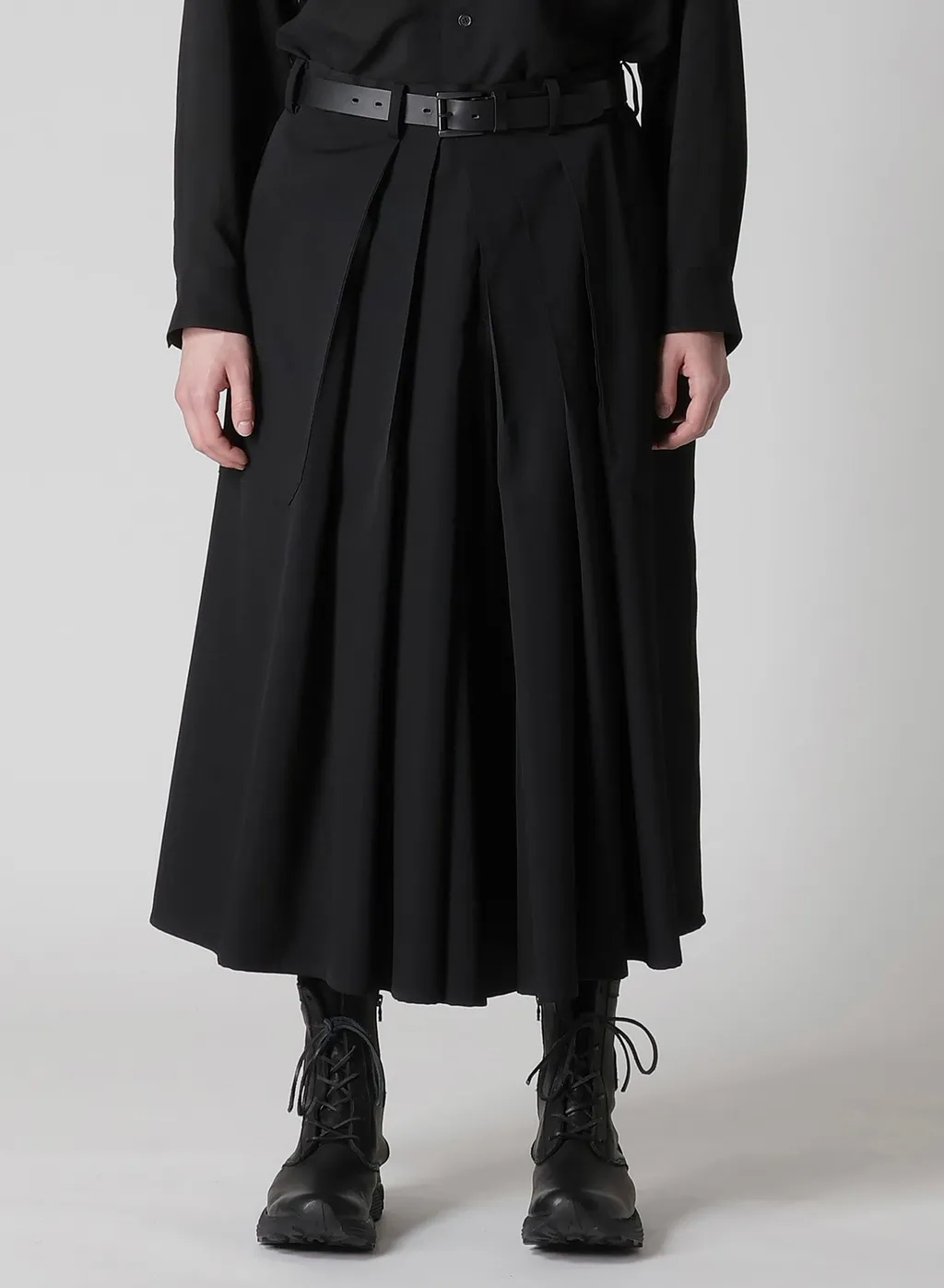 Wool Gabardine Hakama Pants