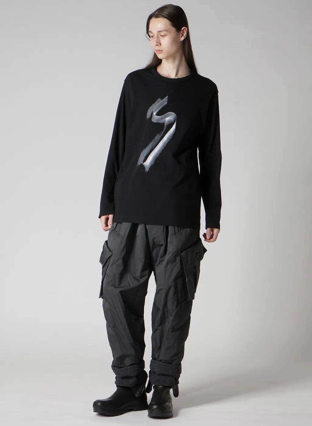 30/-Combed Single Jersey Basic Long Slv Pt D
