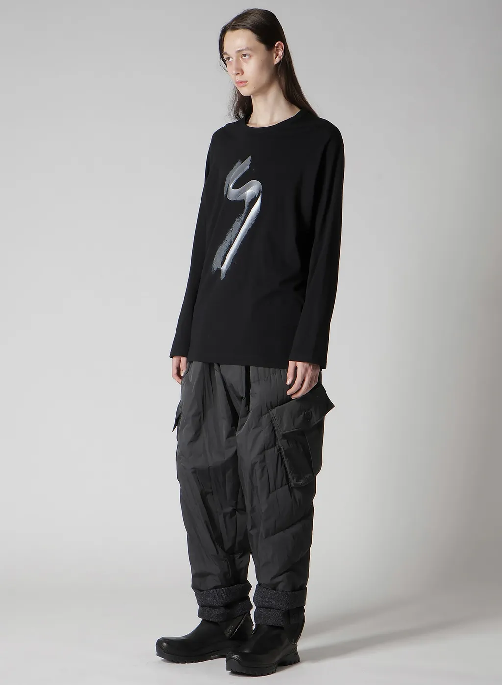 30/-Combed Single Jersey Basic Long Slv Pt D