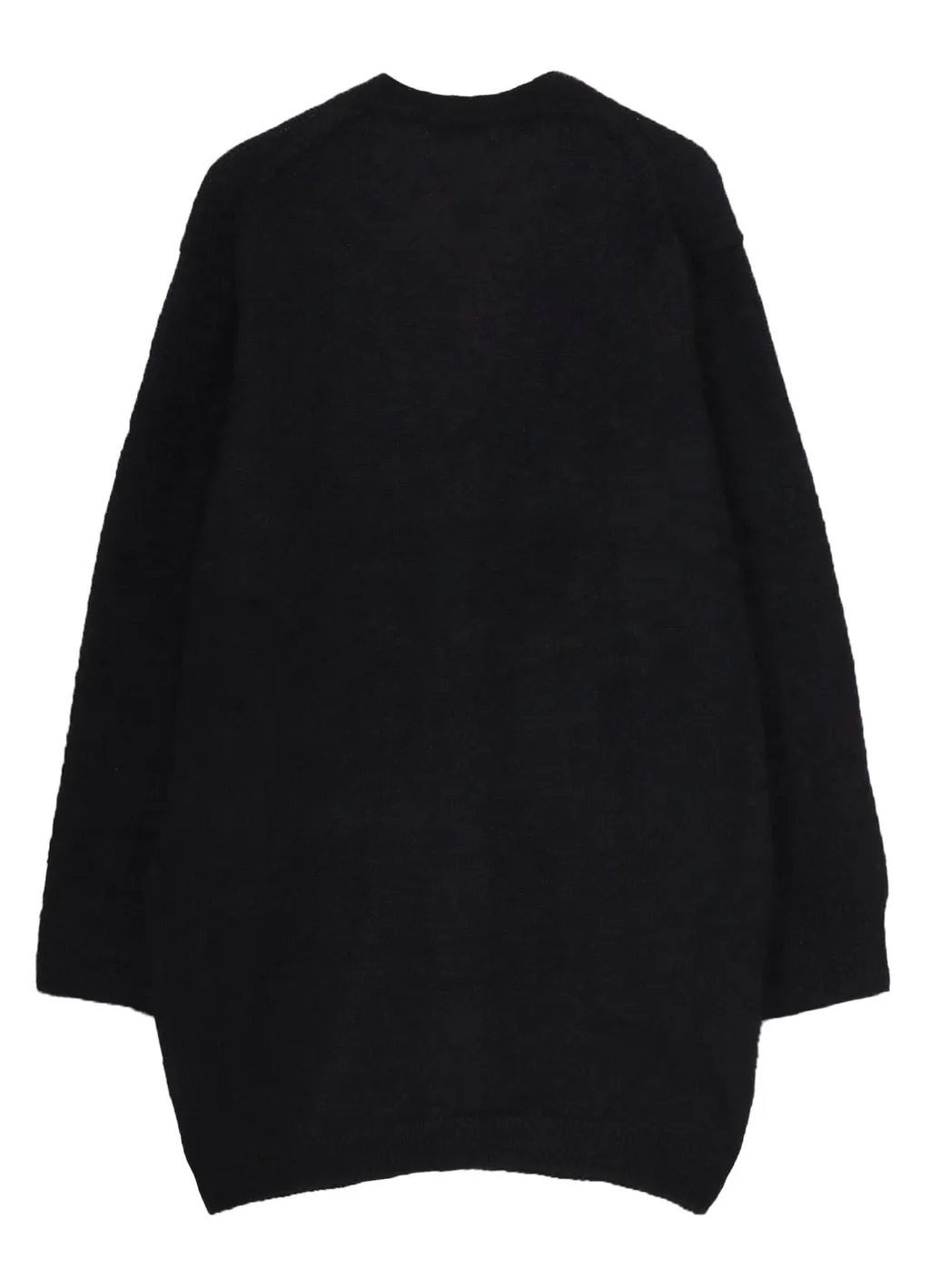 7G2P Plain Stitch Button D V Neck Cardigan
