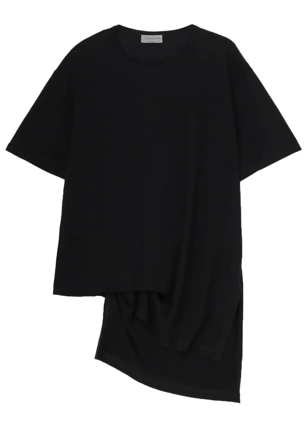 Cotton Cashmere Jersey Designed Collar Round Neck Short S
