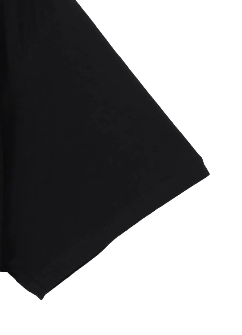 Cotton Cashmere Jersey Designed Collar Round Neck Short S