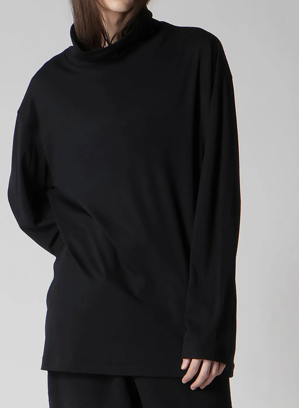 1/80 Washable Wool Interlock Turtle Neck Long Slv