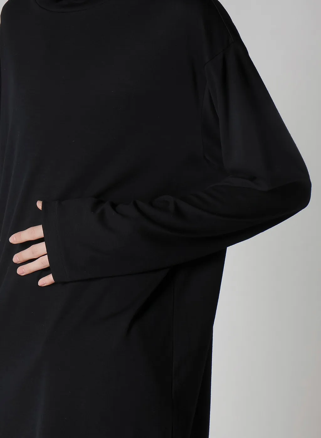 1/80 Washable Wool Interlock Turtle Neck Long Slv
