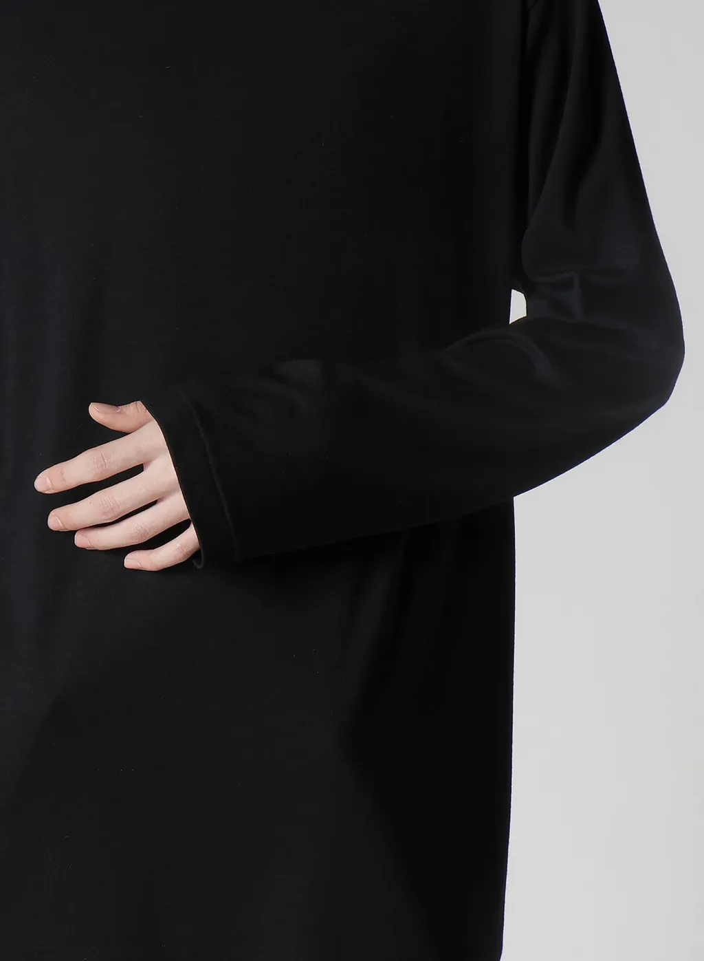 1/80 Washable Wool Interlock Round Neck Long Slv T