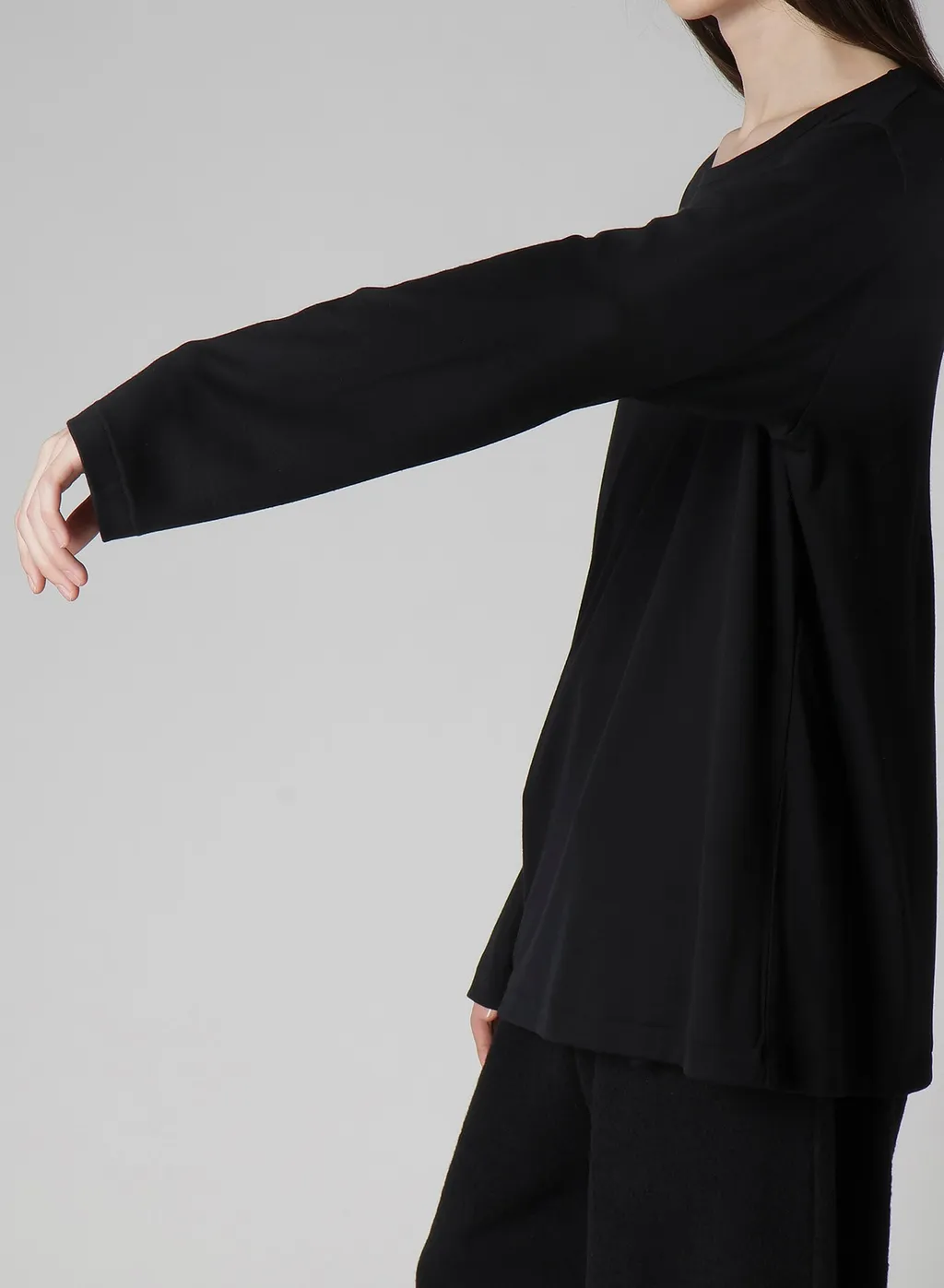 1/80 Washable Wool Interlock Round Neck Long Slv T