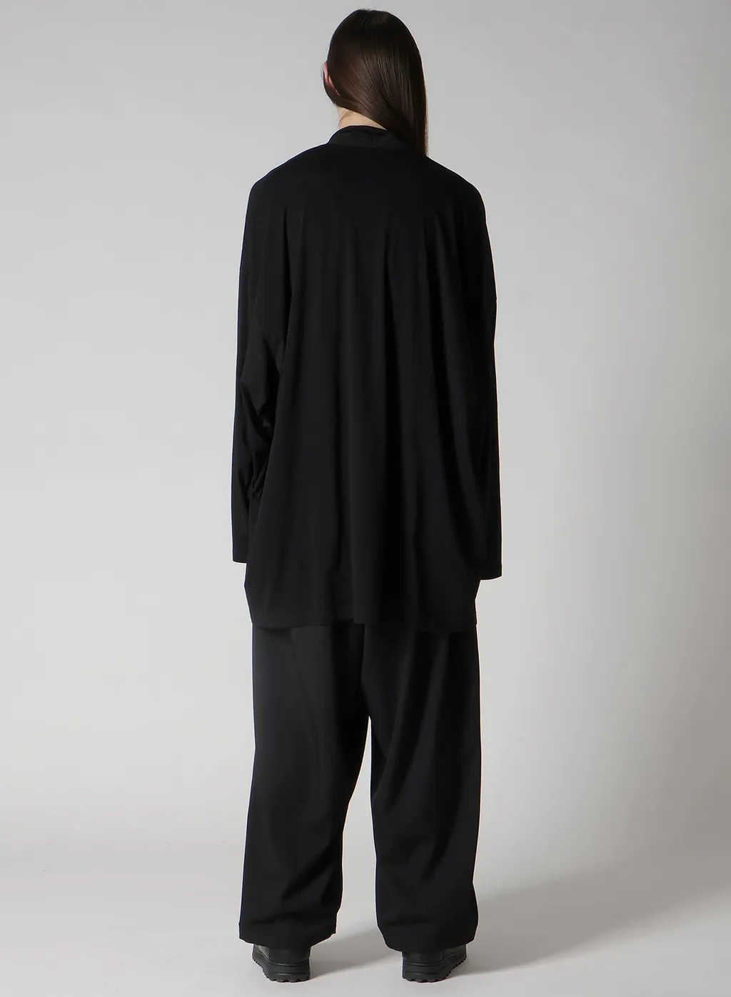Cotton Cashmere Jersey One Button Cardigan