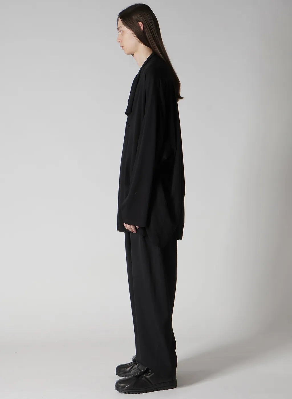 Cotton Cashmere Jersey One Button Cardigan