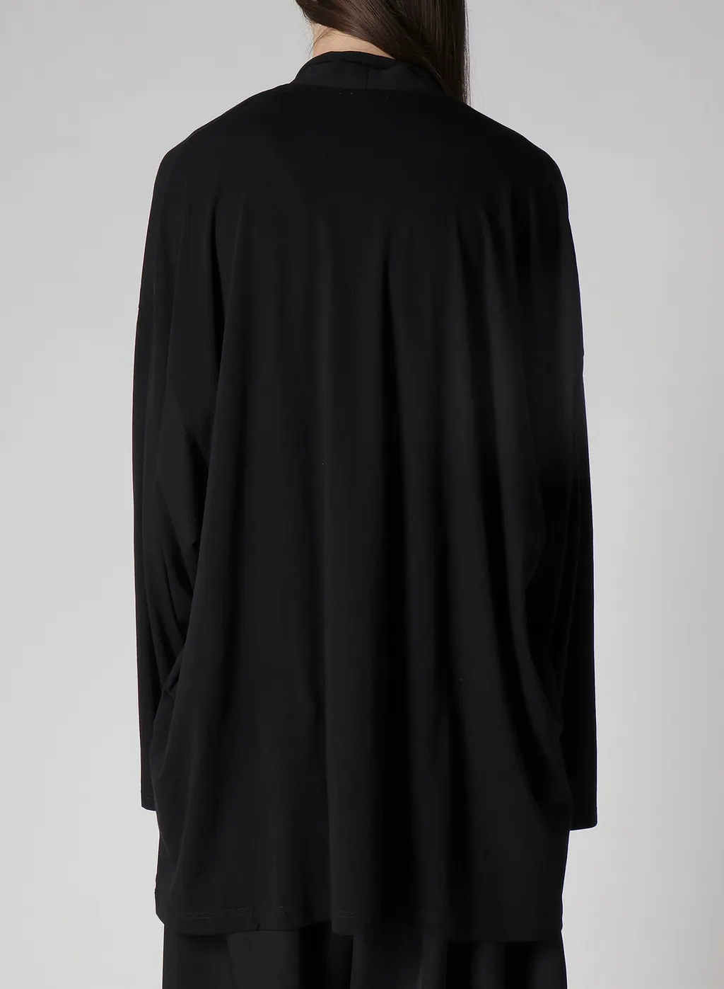 Cotton Cashmere Jersey One Button Cardigan