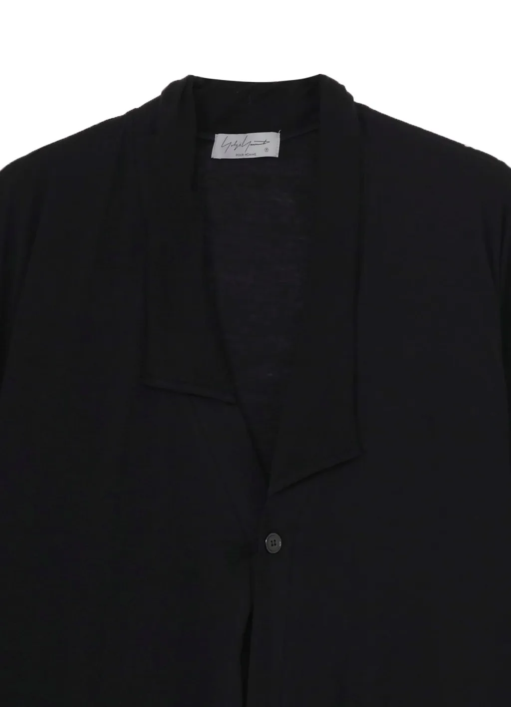 Cotton Cashmere Jersey One Button Cardigan