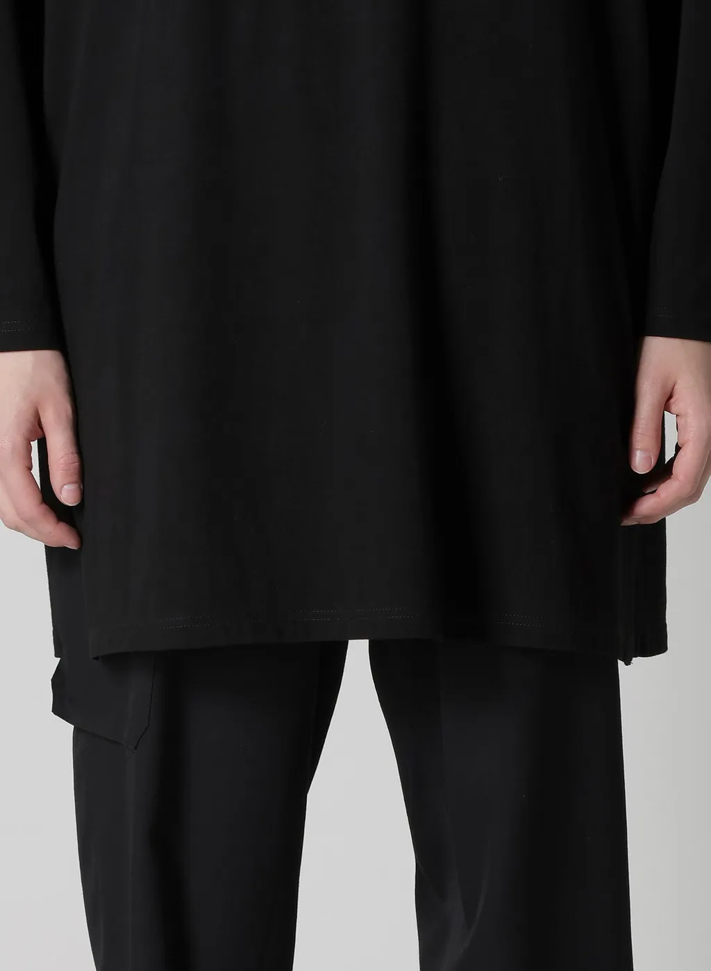 30/-Cotton Single Jersey Side Slit Long S