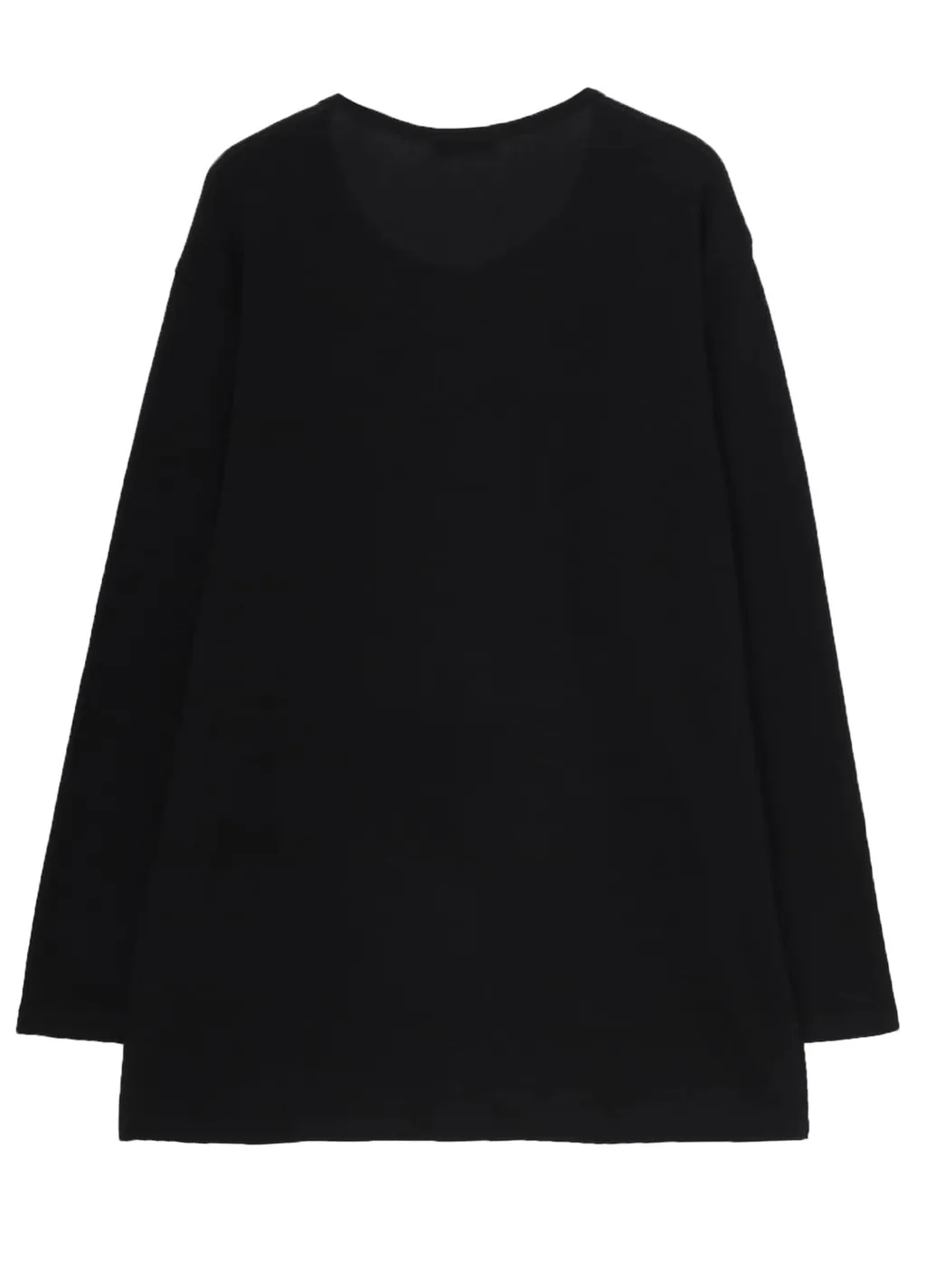 Cotton Angora Plating Jersey Chest Pkt Long Slv T
