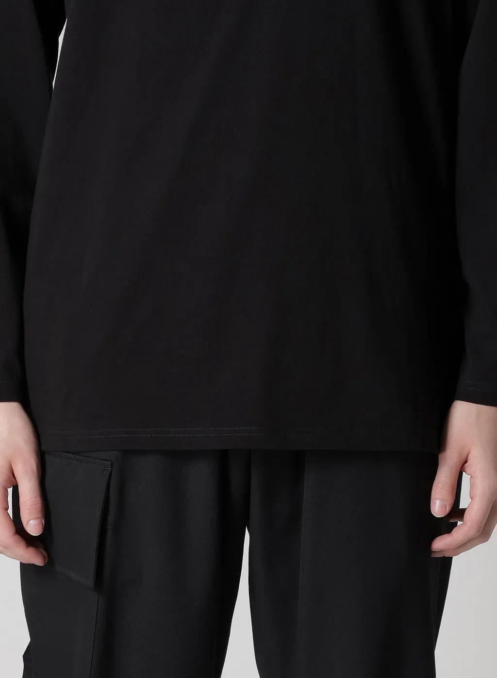 30/-Cotton Single Jersey Slit Henley Neck T