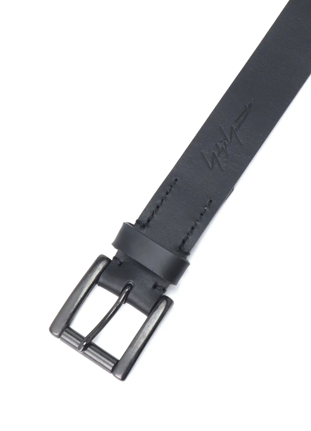 Matt Soft Oil Leather 30Mm Plain Belt
