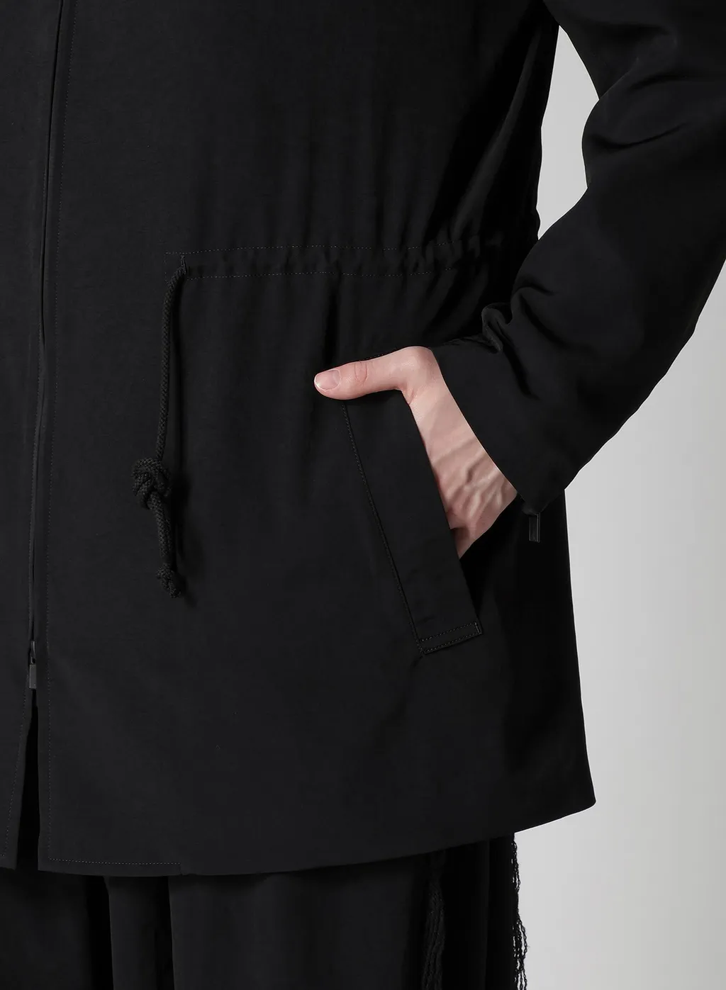 Ta Tuxedo Blouson With Waist String