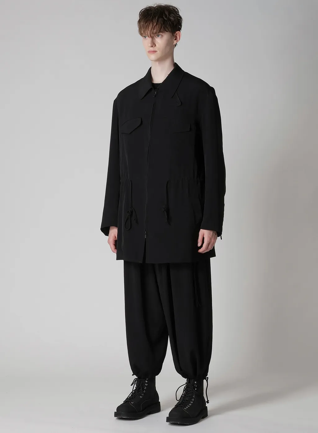 Ta Tuxedo Blouson With Waist String