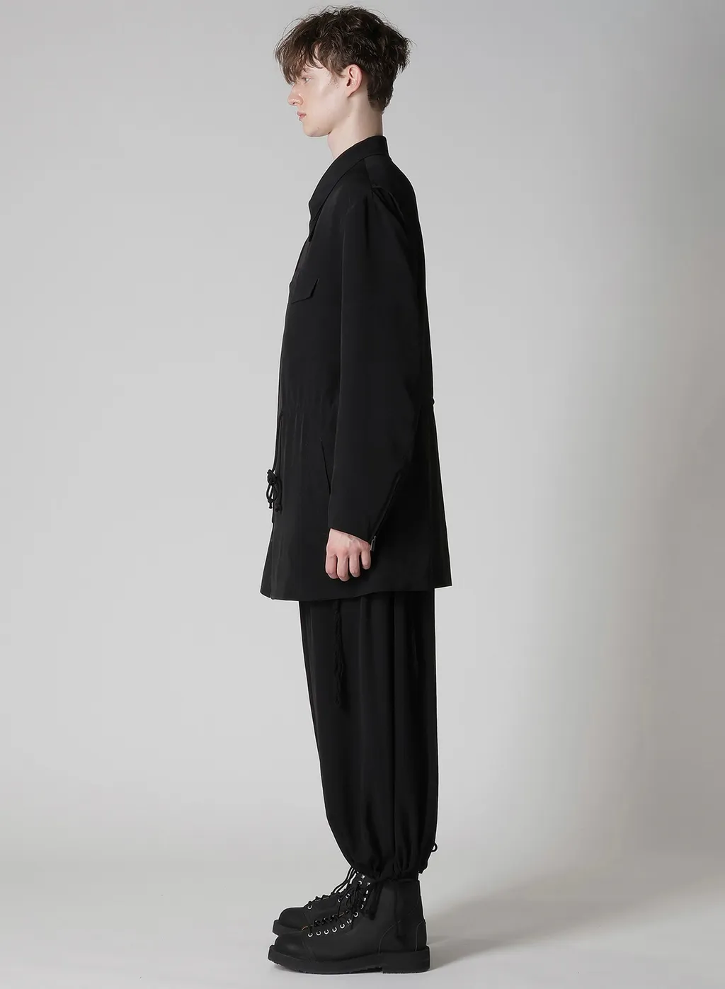 Ta Tuxedo Blouson With Waist String