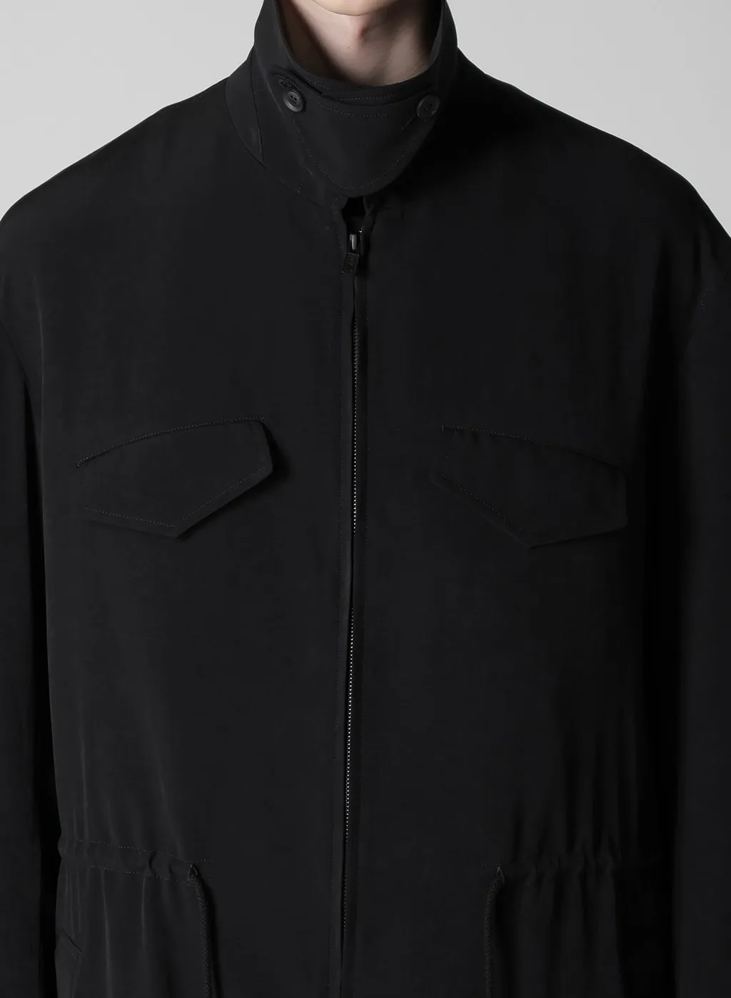 Ta Tuxedo Blouson With Waist String