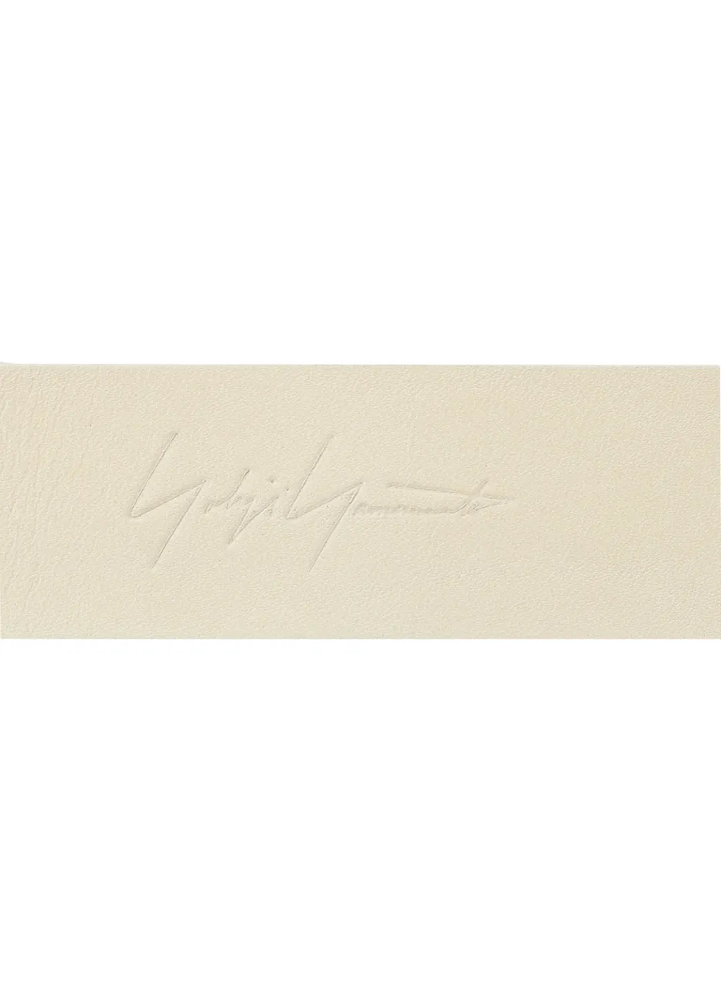 White Leather 30Mm Plain Belt