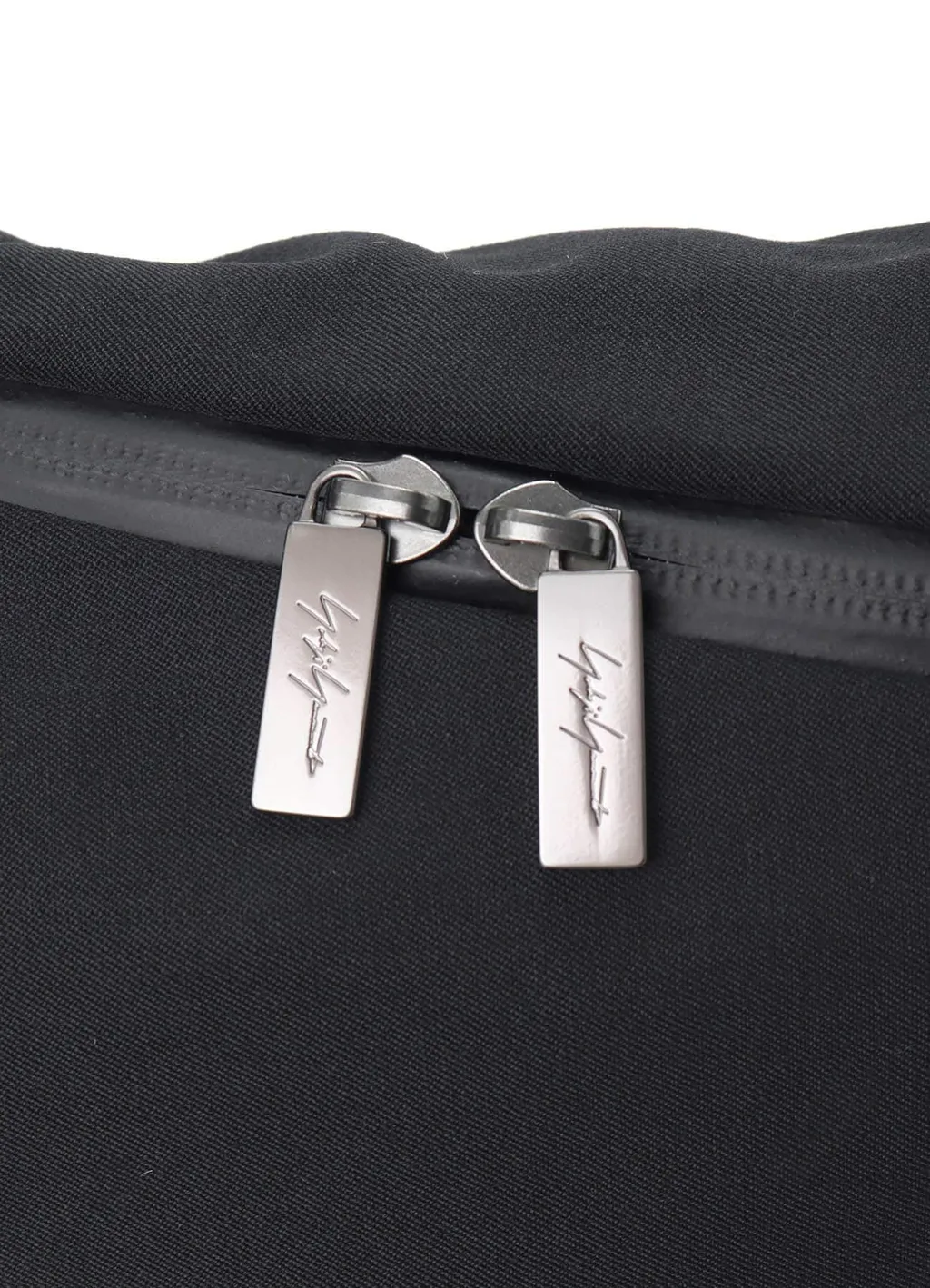 Wool Gabardine/Ny Oblique Zipper Sacoche