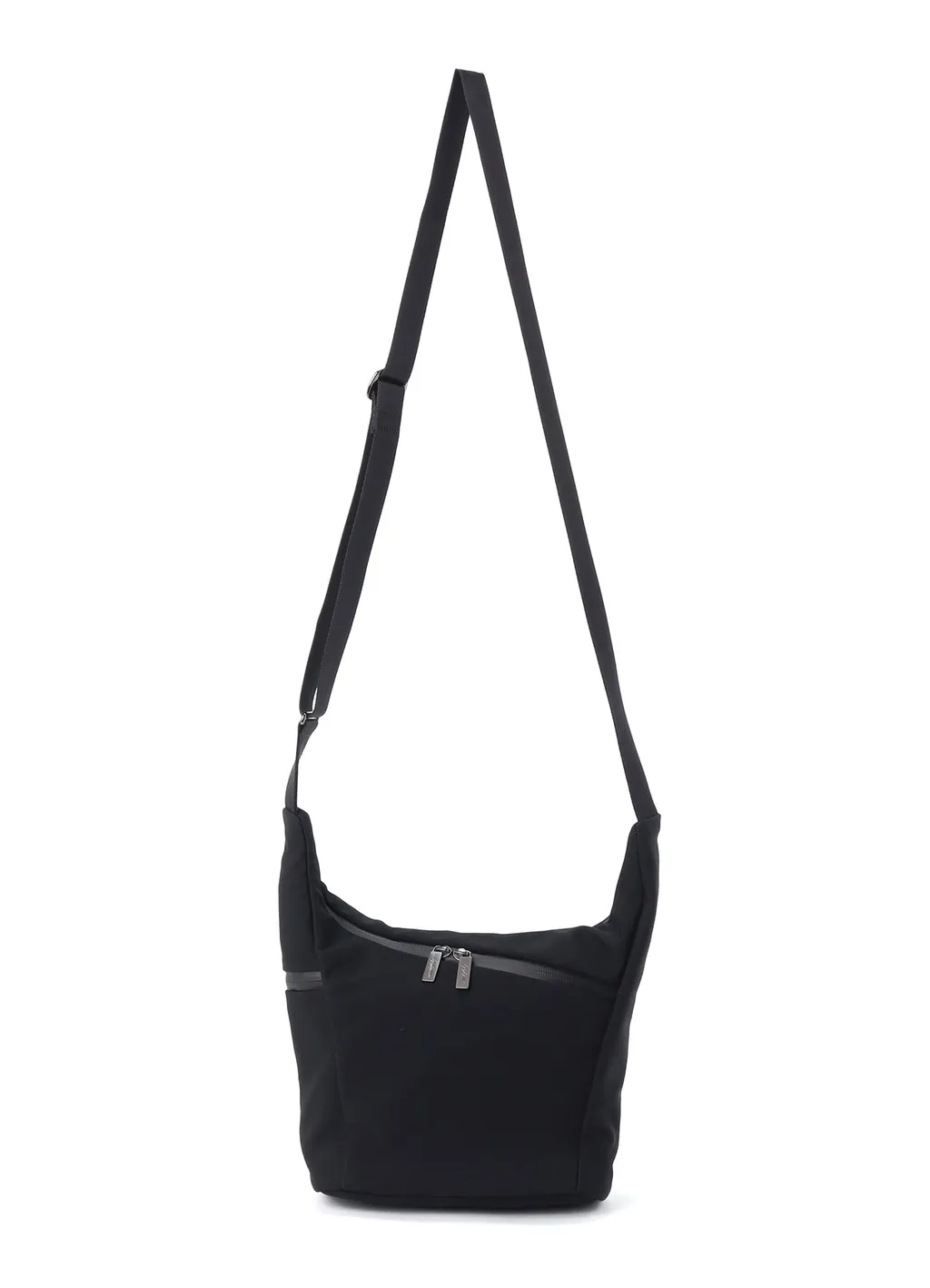 Wool Gabardine/Ny Oblique Zipper Sacoche