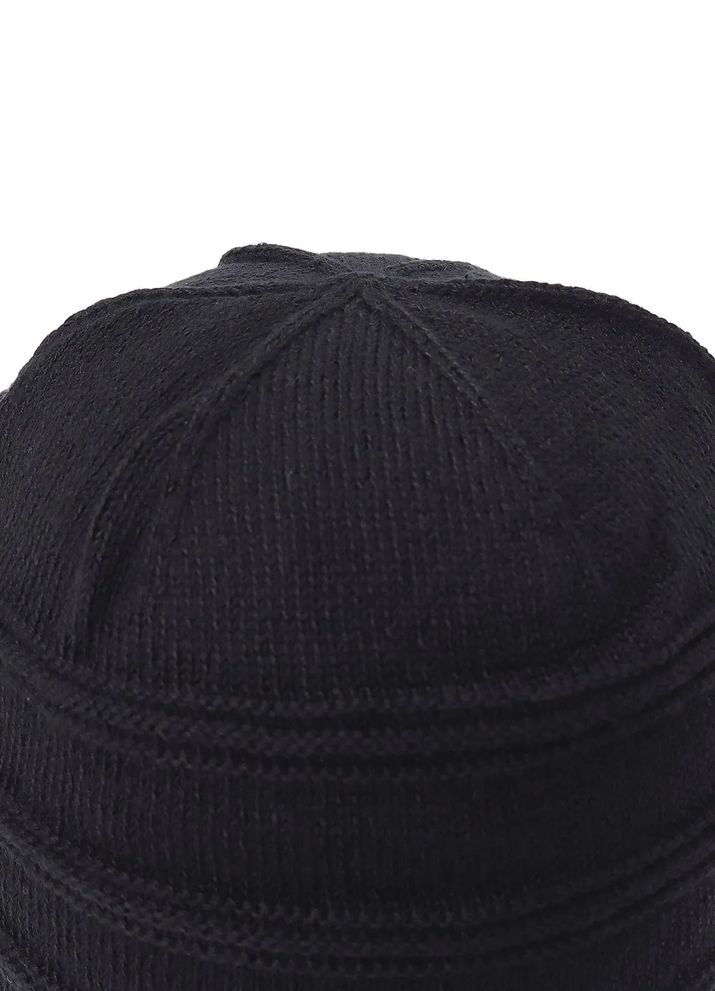 S/C Plain Stitch Hem Roll Knit Cap