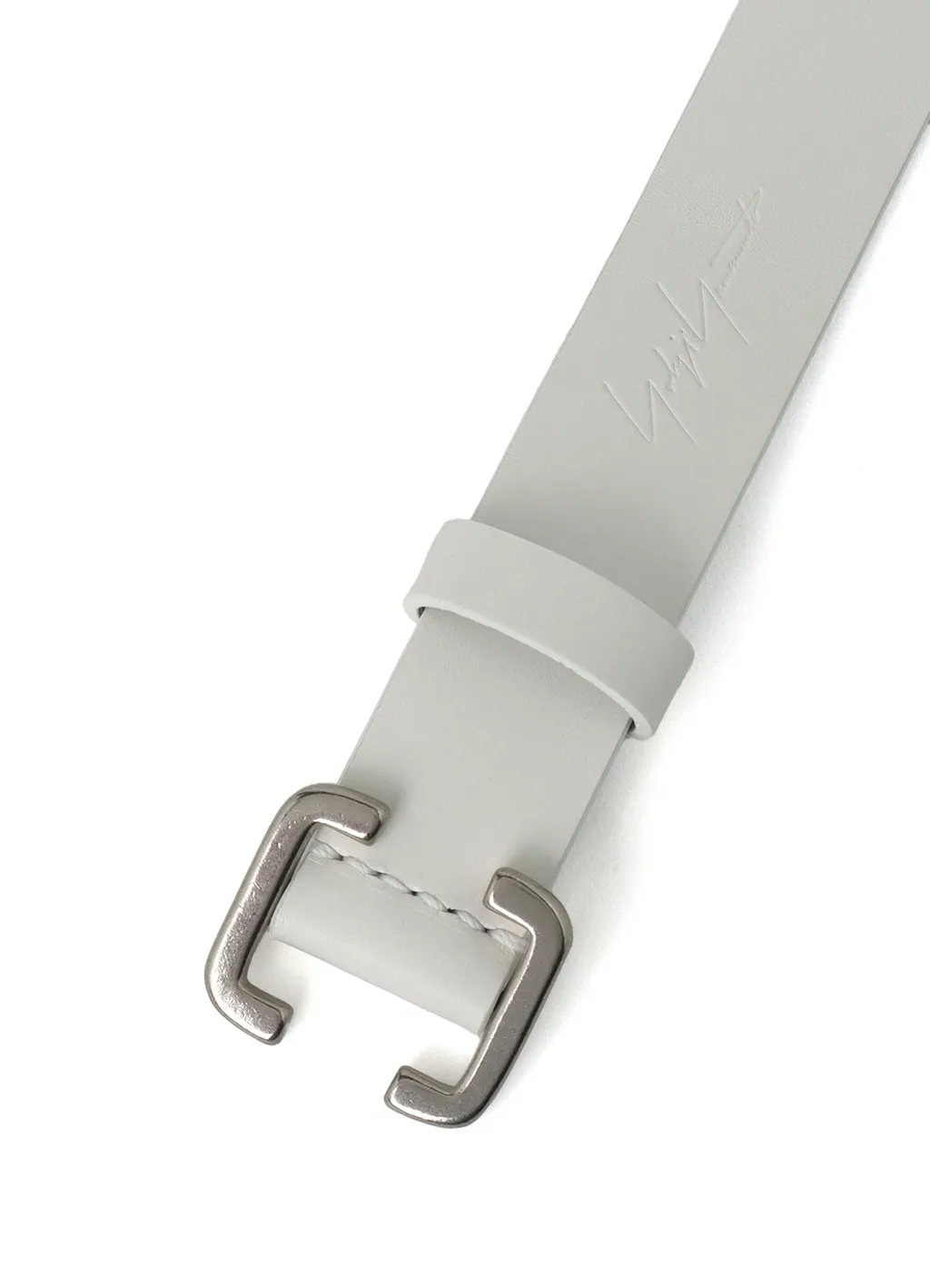 White Leather 30Mm Free Belt