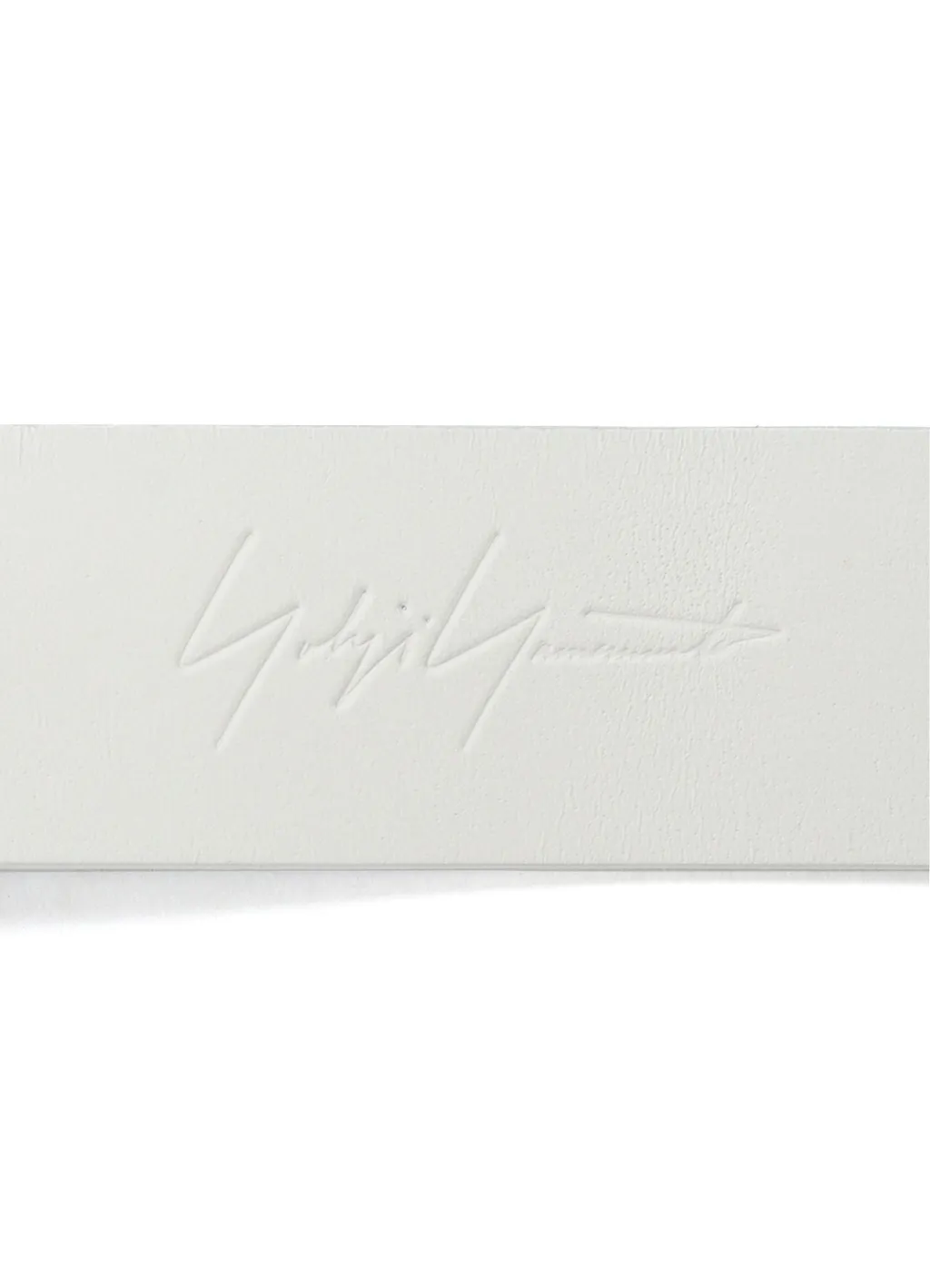 White Leather 30Mm Free Belt