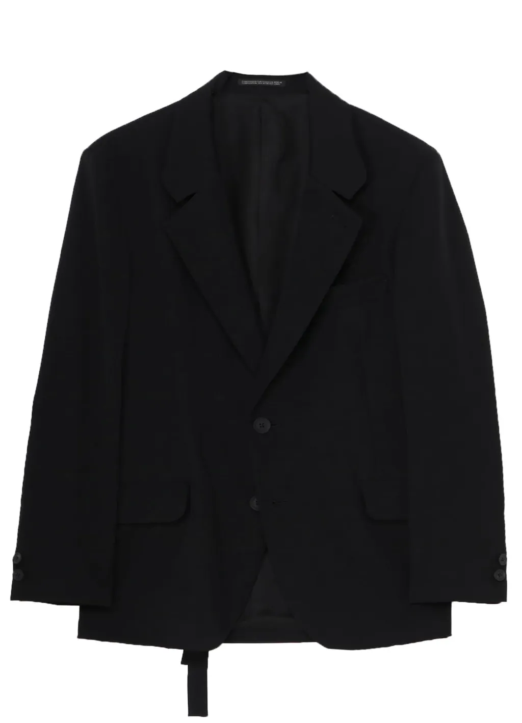 Wool Gabardine Inner Belt Jacket