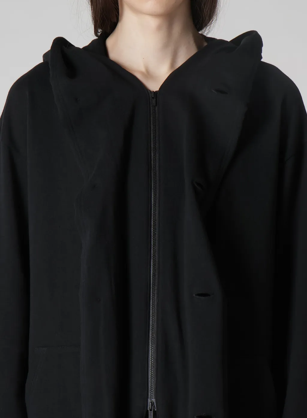 Regulation French Terry Hooded Coat