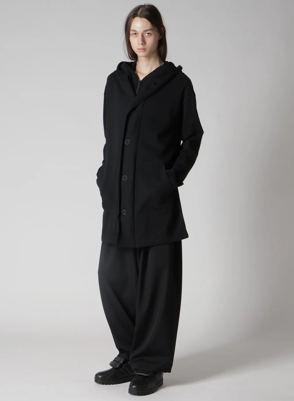 Regulation French Terry Hooded Coat