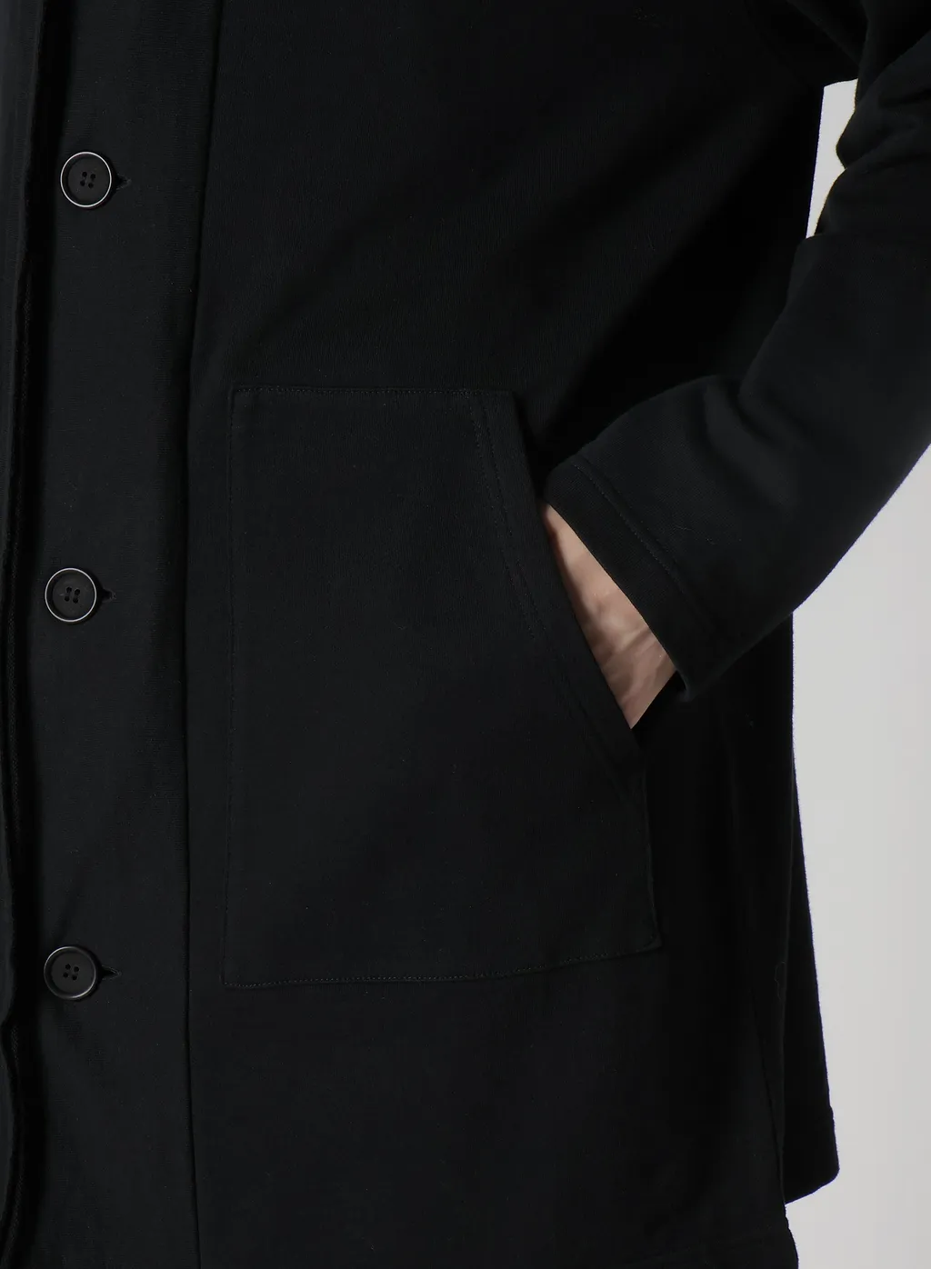 Regulation French Terry Hooded Coat