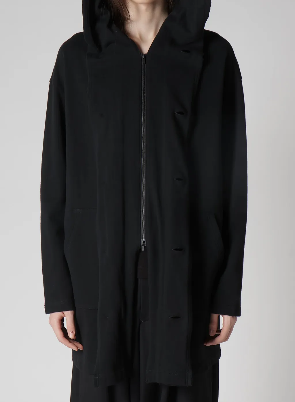 Regulation French Terry Hooded Coat