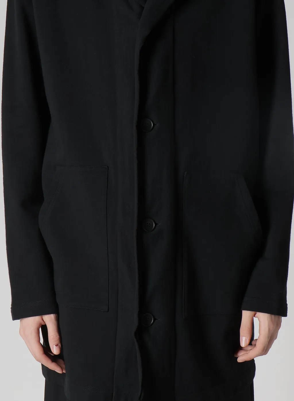Regulation French Terry Hooded Coat