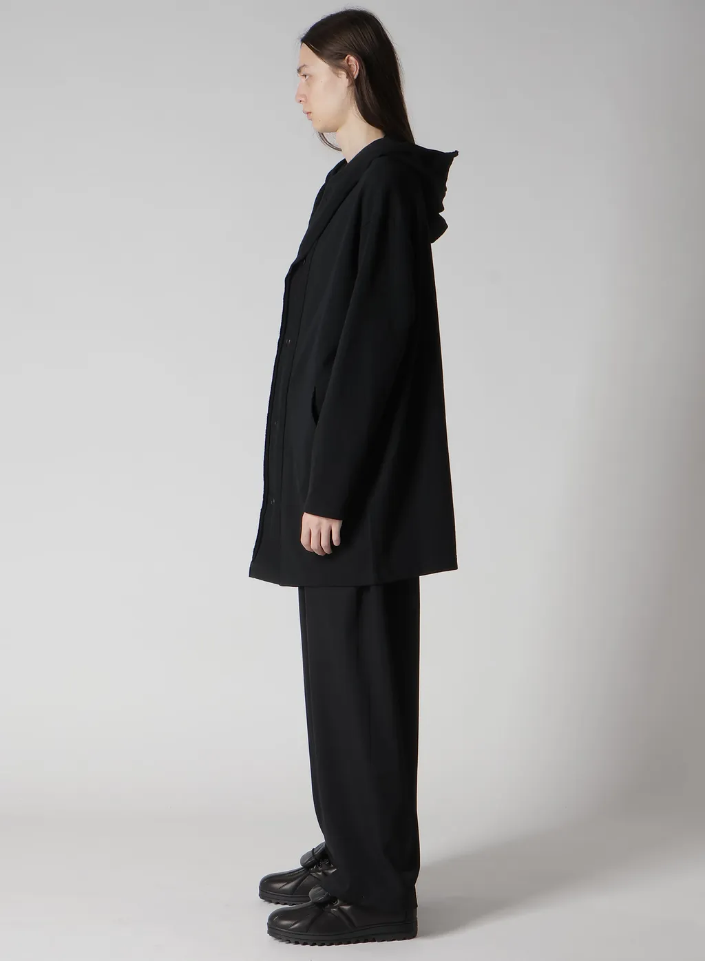 Regulation French Terry Hooded Coat