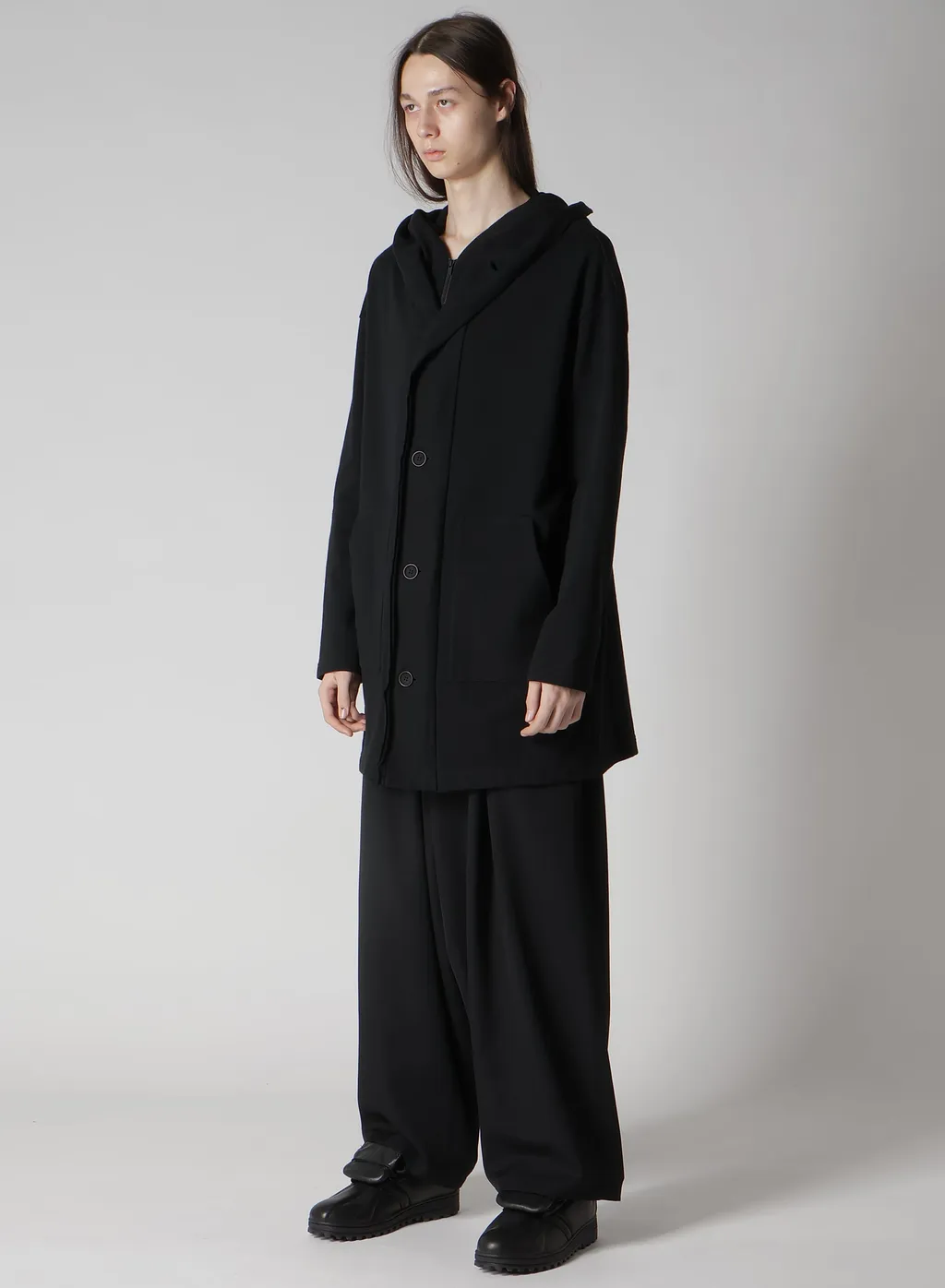 Regulation French Terry Hooded Coat