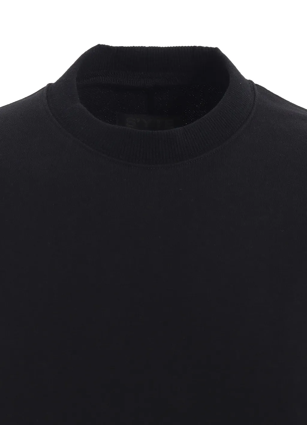 French Terry Flower Embroidery Pullover