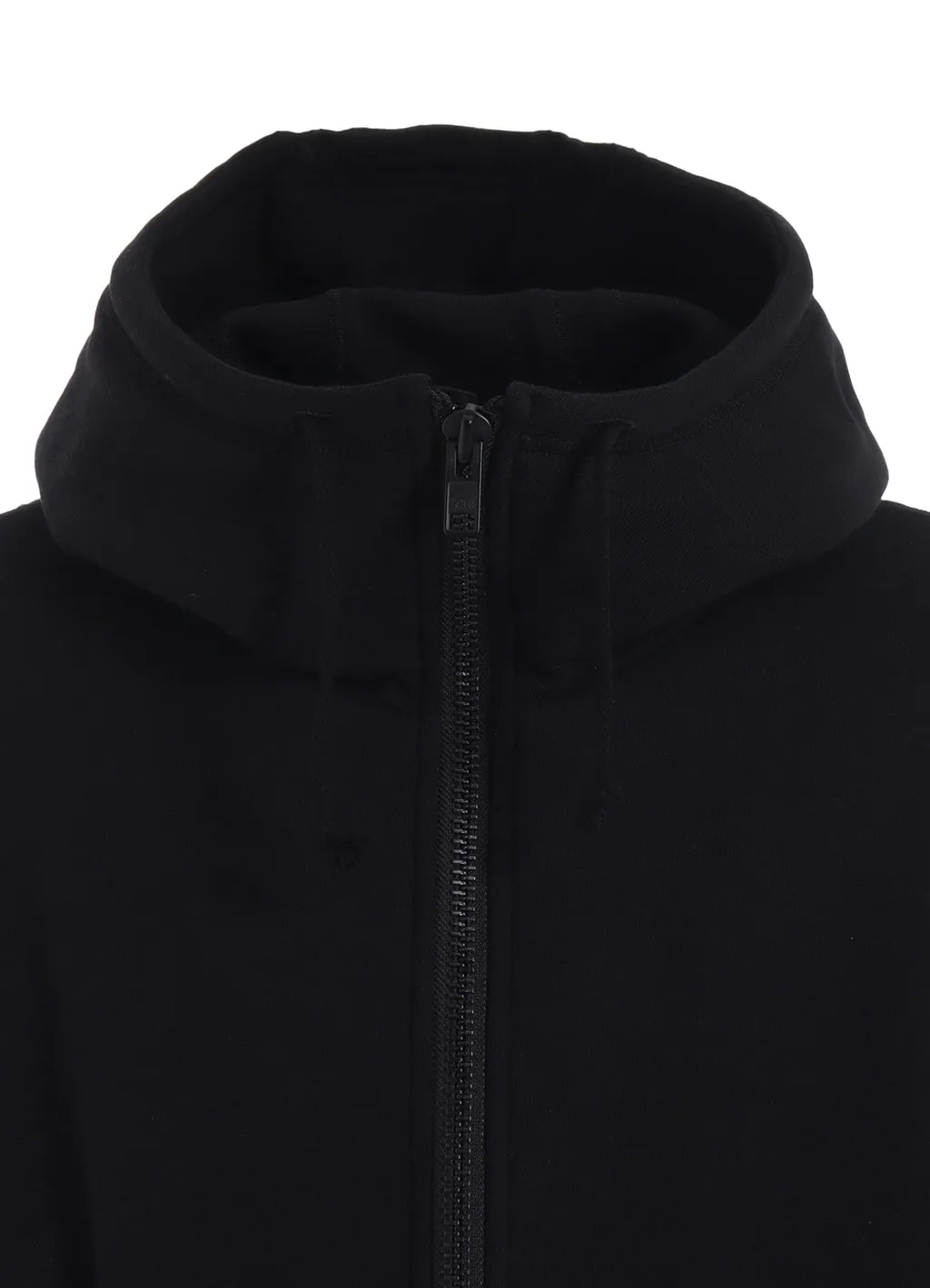 Twill Terry Mix Zip-Up Hoodie With Utility Sleeve Pocket