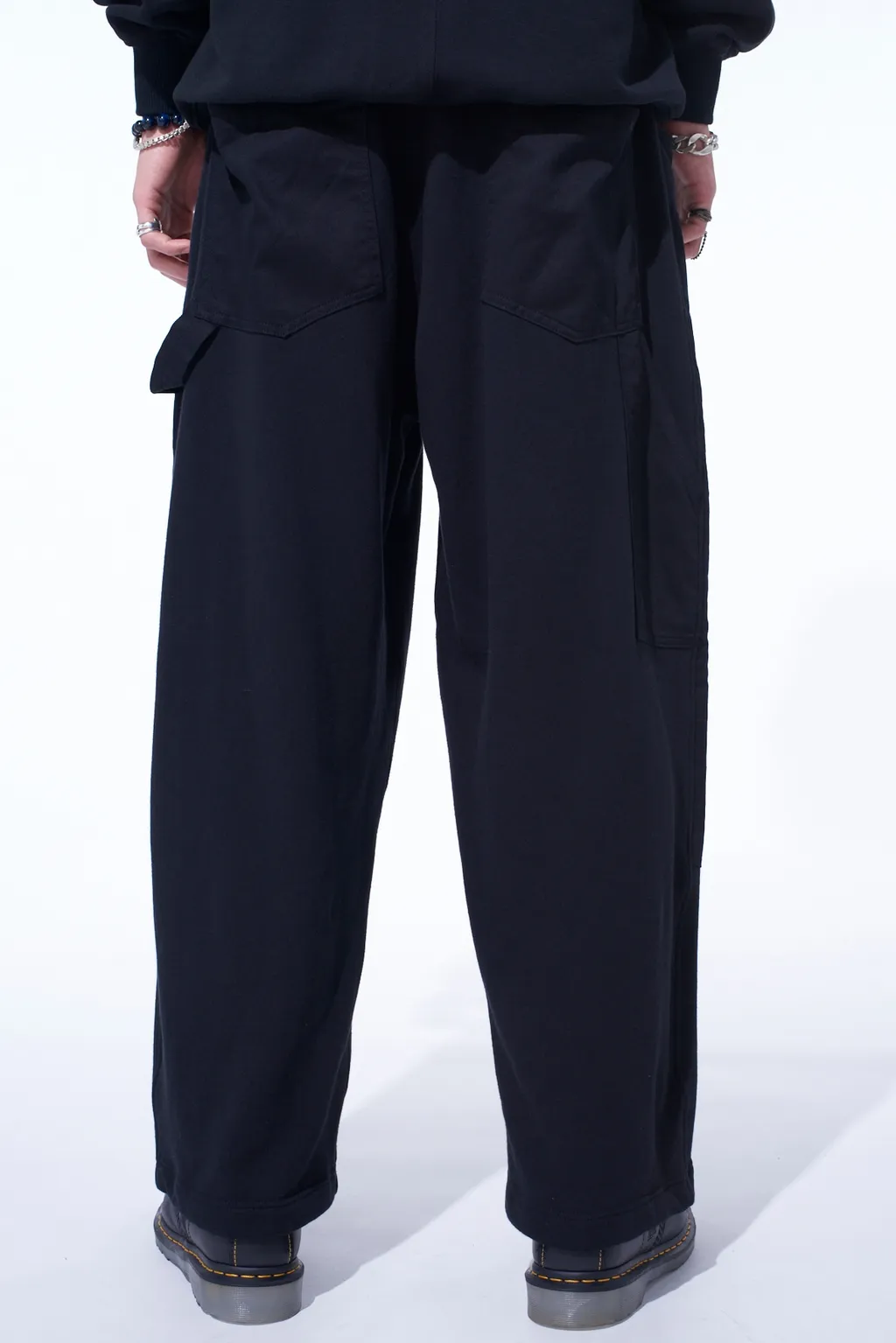 Twill Terry Mix Double-Knee Sweatpants