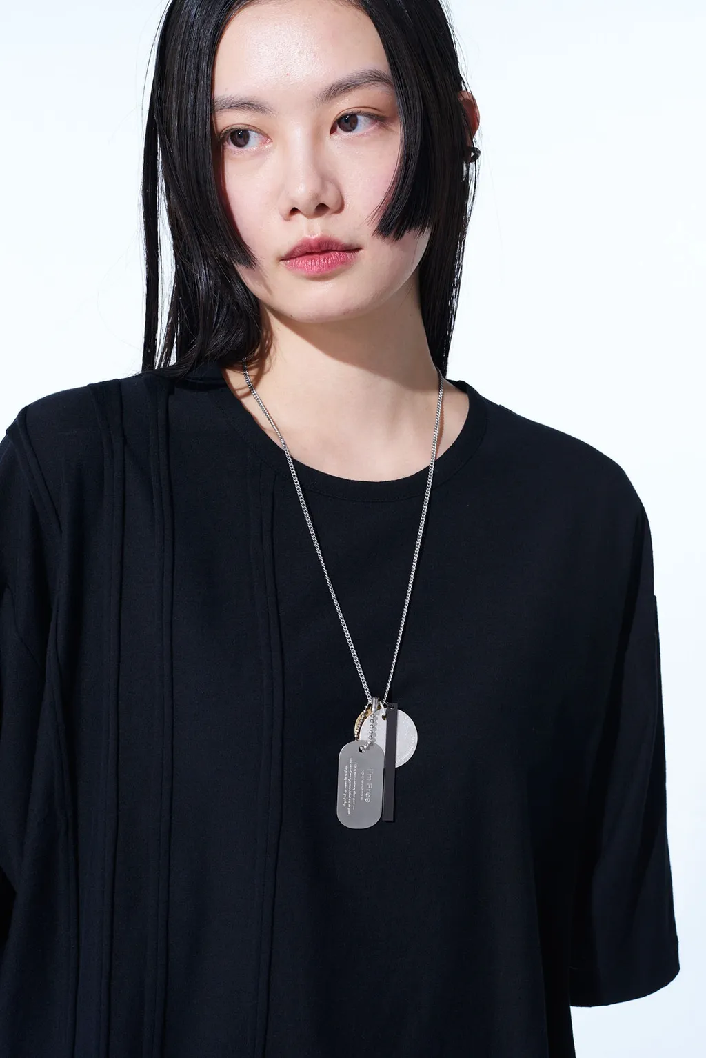 Brass Dog Tag Necklace