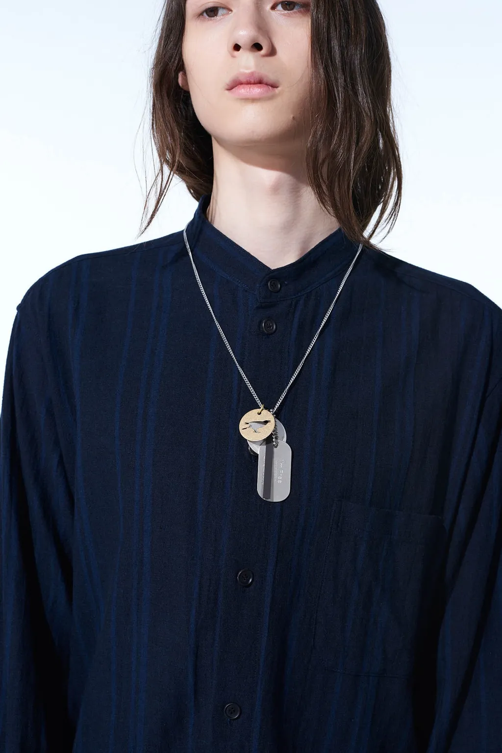 Brass Dog Tag Necklace