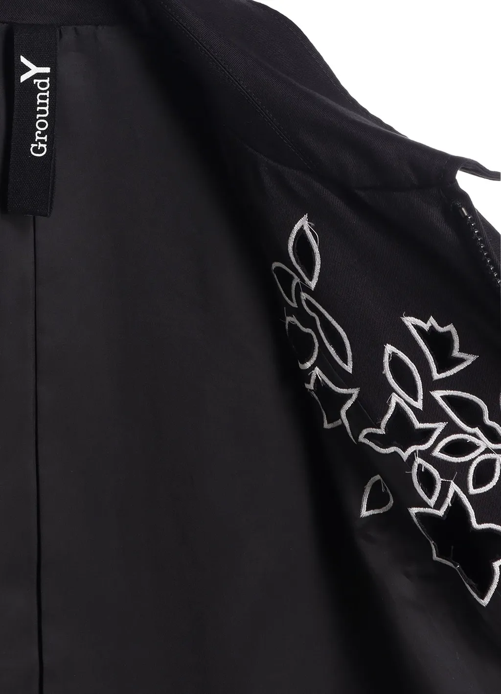 Whipcord Cutwork Sleeve-Pocket Drizzler Jacket