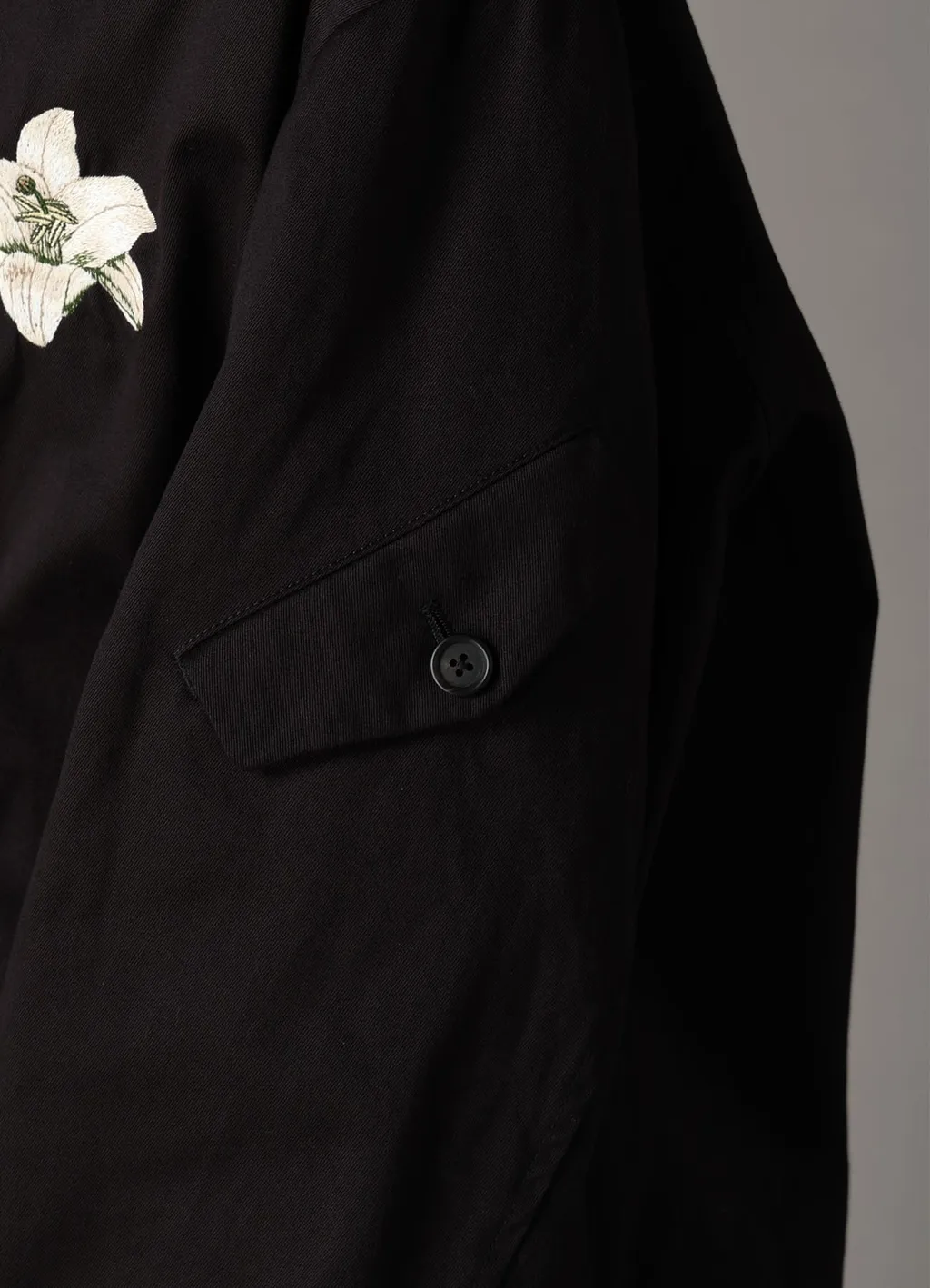Whipcord Lily Embroidered Souvenir Jacket