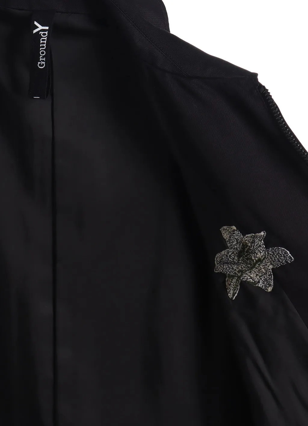 Whipcord Lily Embroidered Souvenir Jacket